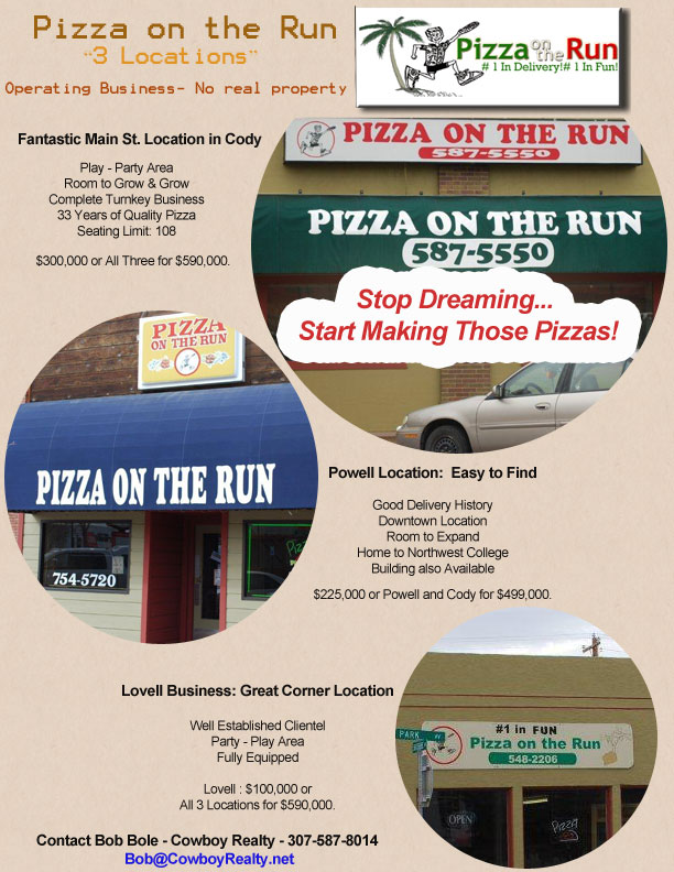 Pizza on the Run , Powell,  Wyoming